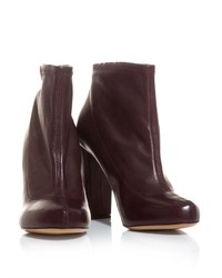 Chloé Stretch Leather Ankle Boots