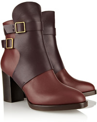 Tod's Two Tone Leather Ankle Boots