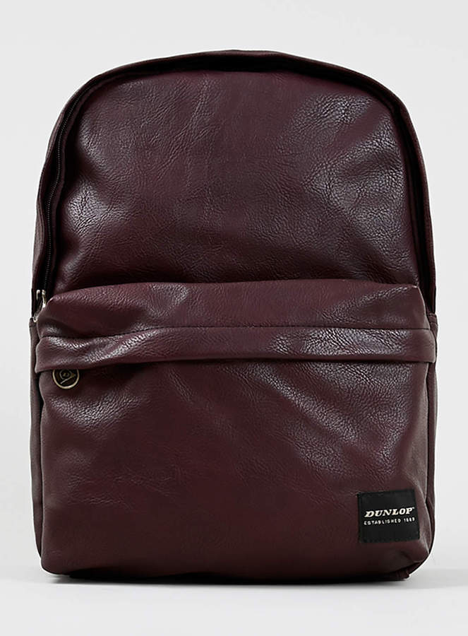 topman leather backpack