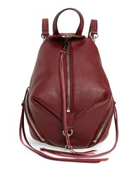 Rebecca Minkoff Mini Julian Pebbled Leather Convertible Backpack