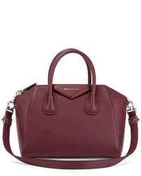 Givenchy Antigona Medium Leather Satchel Bag Oxblood