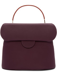 Roksanda Burgundy Leather Top Handle Bag