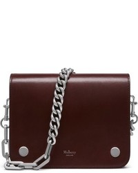 Mulberry Clifton Leather Bag Burgundy