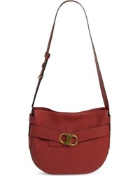 Tory Burch Gemini Belted Leather Hobo