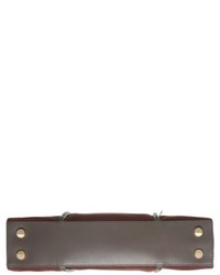 Skagen Katryn Recessed Nubuck Leather Satchel