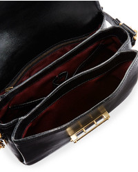 Marc Jacobs Lock Strap Leather Shoulder Bag
