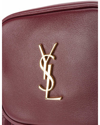 Saint Laurent Monogram Grained Leather Blogger Bag