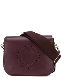 Anya Hindmarch Perforated Smile Icon Shoulder Bag