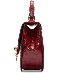 Dolce & Gabbana Red Python Monica Bag