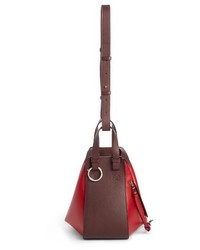 Loewe Small Hammock Leather Shoulder Bag Red