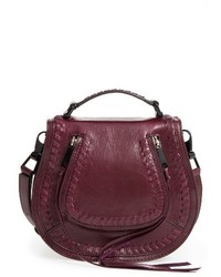 Rebecca Minkoff Small Vanity Leather Saddle Bag Brown