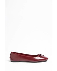 Forever 21 Faux Patent Leather Flats