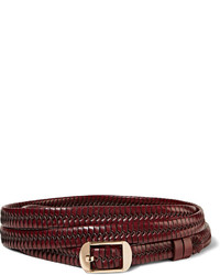 Emilio Pucci Braided Leather Belt