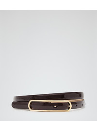 Reiss Lila Patent Leather Belt