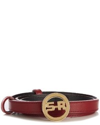 Sonia Rykiel Logo Leather Belt