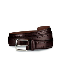 Allen Edmonds Manistee Brogued Leather Belt