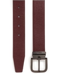 Armani Collezioni Saffiano Leather Belt