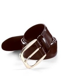 Brioni Solid Leather Belt