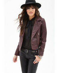 Forever 21 Faux Leather Moto Jacket