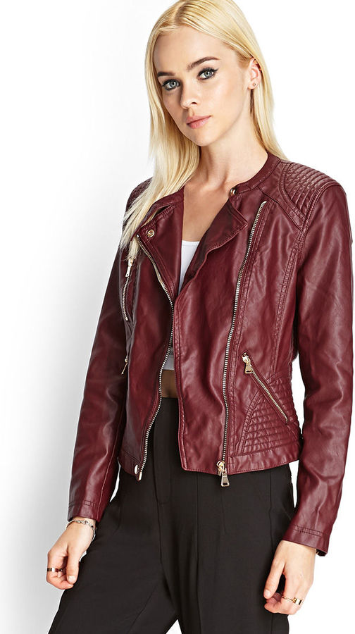 Forever 21 Textured Faux Leather Jacket | Where to buy & how to