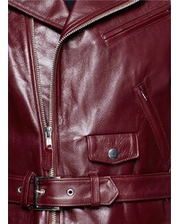 Nobrand Leather Biker Jacket