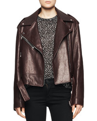 Proenza Schouler Shiny Leather Moto Jacket