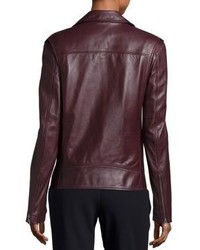 Theory Tralsmin Leather Moto Jacket
