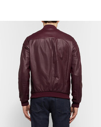 Etro Nappa Leather Bomber Jacket