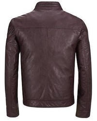Wilsons Leather Web Buster Faux Leather Scuba Jacket