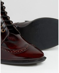 Asos Amar Leather Lace Up Brogue Boots