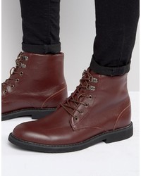 Bellfield Sigmar Leather Laceup Boots