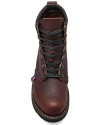 Burgundy Leather Boots: Broken Homme James 7 Boot | Where to buy & how