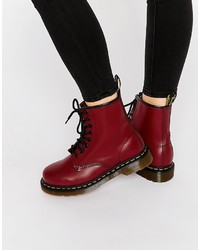 Dr. Martens Dr Martens Cherry Red Smooth 8 Eye Boots