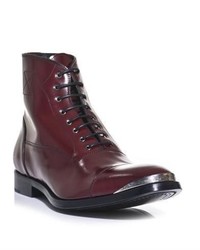 Alexander McQueen Leather Oxford Boots