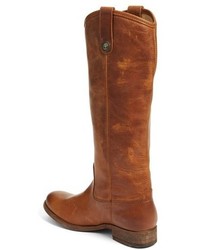 Frye Melissa Button Leather Riding Boot