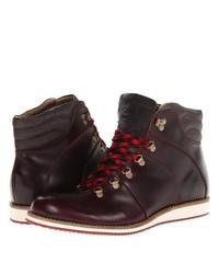 Wolverine Bertel Boot Lace Up Boots Burgundy