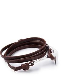 Miansai Anchor Leather Bracelet