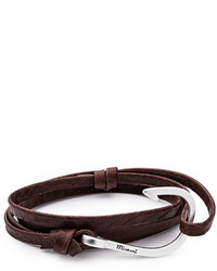 Miansai Hook Leather Bracelet Mojave