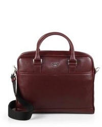 Emporio Armani Saffiano Leather Briefcase