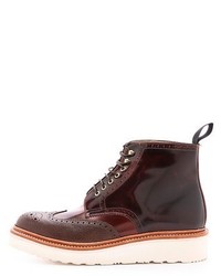 Grenson G Lab Brogue Boots For East Dane