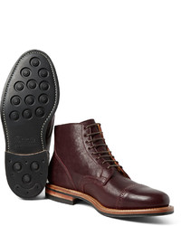 Viberg Service Leather Brogue Boots