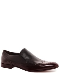 Asos Brogue Loafers In Patent Leather