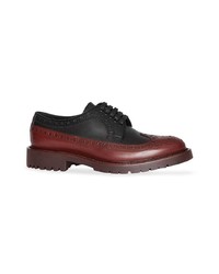 Burberry Brogue Detail Leather Derby Shoes