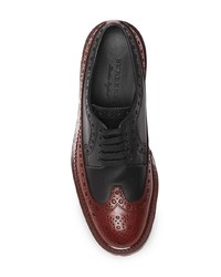 Burberry Brogue Detail Leather Derby Shoes