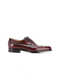 a. testoni Brogue Detail Oxford Shoes