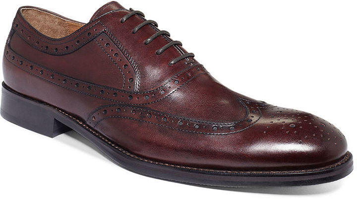 Johnston & Murphy Tyndall Wing Tip Lace Up Shoes | Where to buy & how ...