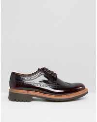 Grenson Sid Leather Derby Brogue Shoes