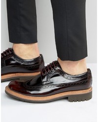 Grenson Sid Leather Derby Brogue Shoes