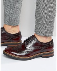 Base London Woburn Hi Shine Leather Brogues