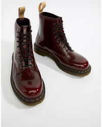 Dr. Martens 1460 8 Eye Boots In Red
